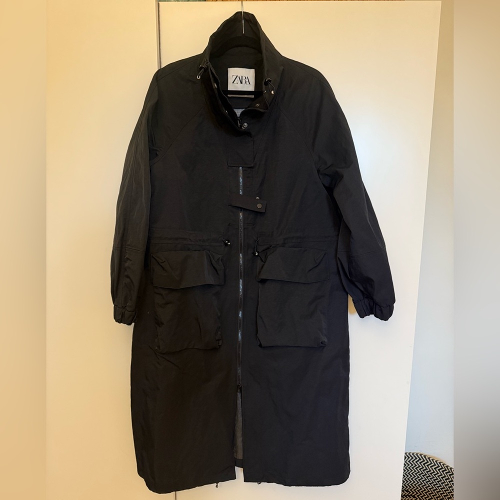 SOLD Zara Black Utility Jacket